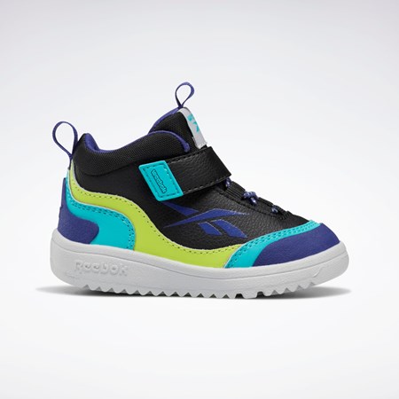 Reebok Weebok Storm X Shoes - Toddler Mustat Keltainen | XIZLHQ-420