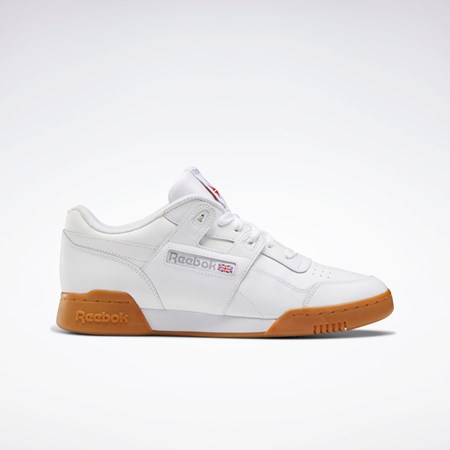 Reebok Workout Plus Shoes Valkoinen Punainen Kuninkaallinen Sininen | BHVLNY-802