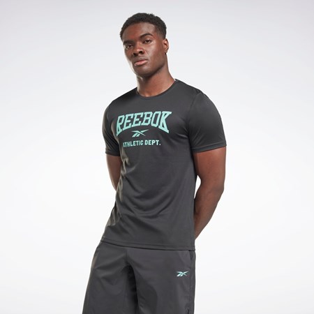 Reebok Workout Ready Graafinen T-Shirt Mustat | MYZJDV-368