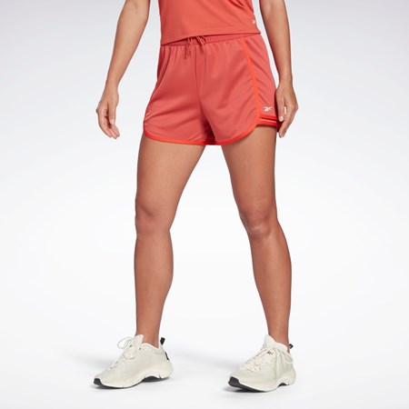 Reebok Workout Ready High-Rise Shorts Rhodonite | MDLUTQ-057
