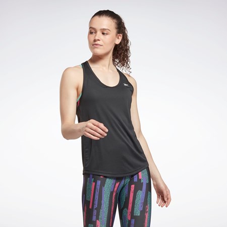 Reebok Workout Ready Mesh Back Tank Top Mustat | FUNJBG-547