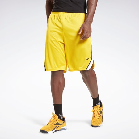 Reebok Workout Ready Mesh Shorts Keltainen | VMZSBH-976