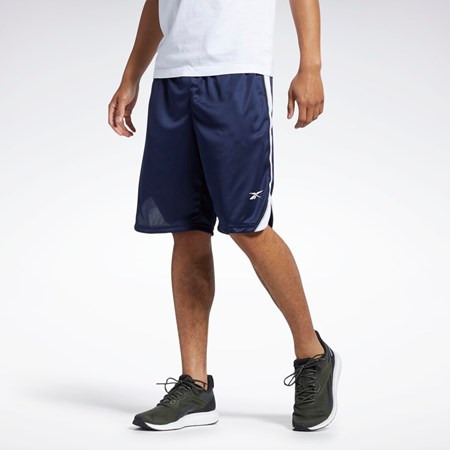 Reebok Workout Ready Mesh Shorts Laivastonsininen | HWBKSF-357