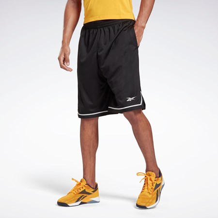 Reebok Workout Ready Mesh Shorts Mustat | UOZFED-931