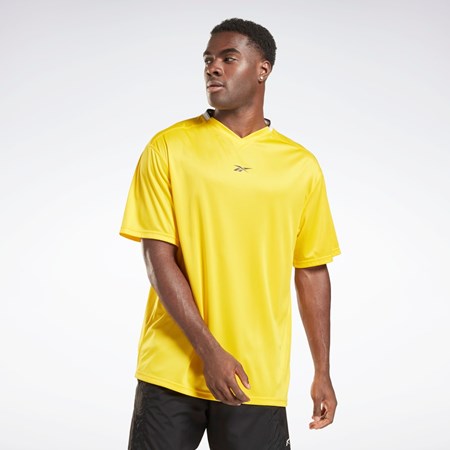 Reebok Workout Ready Mesh T-Shirt Keltainen | TIUEPQ-347