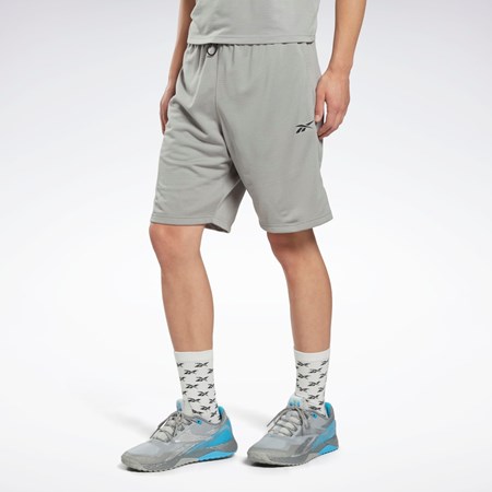 Reebok Workout Ready Mélange Shorts Harmaat | EUMJYC-708
