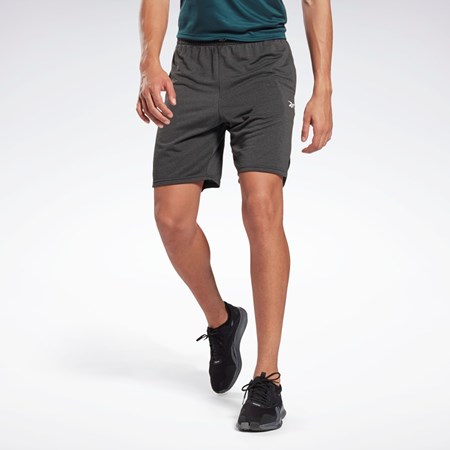 Reebok Workout Ready Mélange Shorts Mustat | CREDNH-361