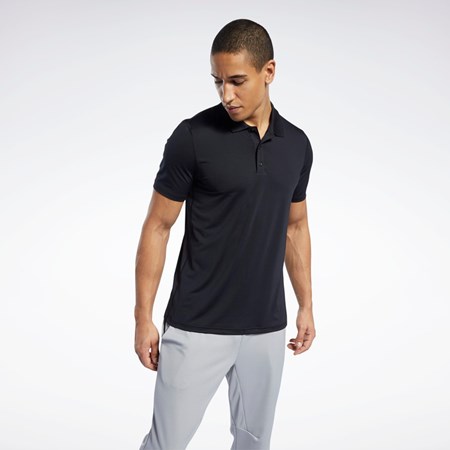 Reebok Workout Ready Polo Shirt Mustat | RCSGFO-287