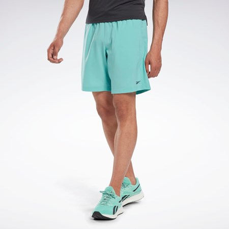 Reebok Workout Ready Shorts Semi Classic Teal | TMALRN-146