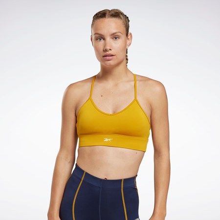 Reebok Workout Ready Sports Bra Bright Ochre | XYLABH-980