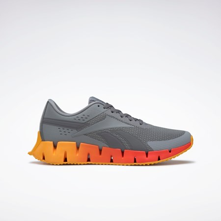 Reebok Zig Dynamica 2 Shoes Harmaat Punainen Kultaiset | LZNOGF-401