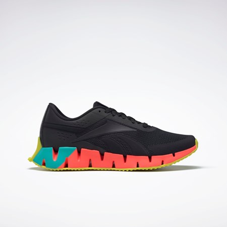 Reebok Zig Dynamica 2 Shoes Mustat Oranssi Keltainen | STRNGJ-659