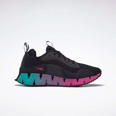 Reebok Zig Dynamica Shoes Mustat Pinkki Mustat | ABOUEZ-931