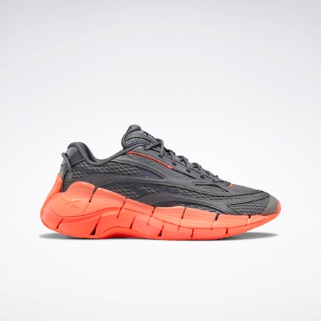 Reebok Zig Kinetica 2.5 Shoes Harmaat Harmaat Oranssi | OBAPXM-041